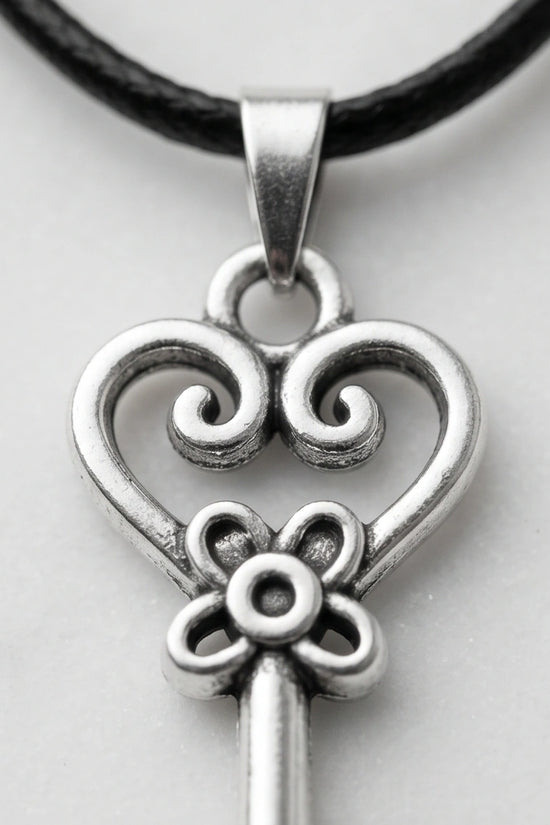 The Secret Garden Heart Key Necklace
