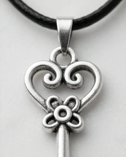 The Secret Garden Heart Key Necklace