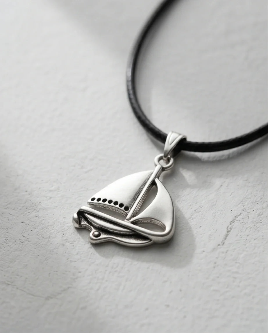 The Mariner Sailboat Pendant Necklace