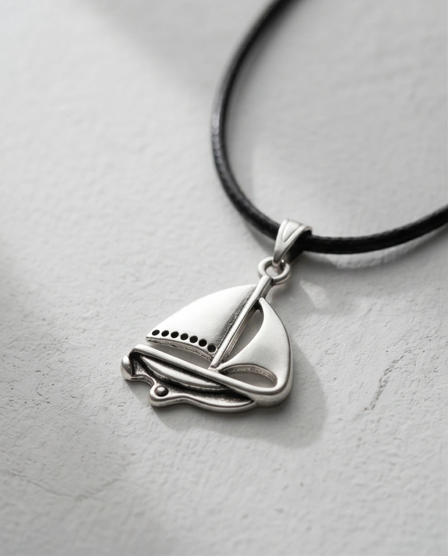 The Mariner Sailboat Pendant Necklace