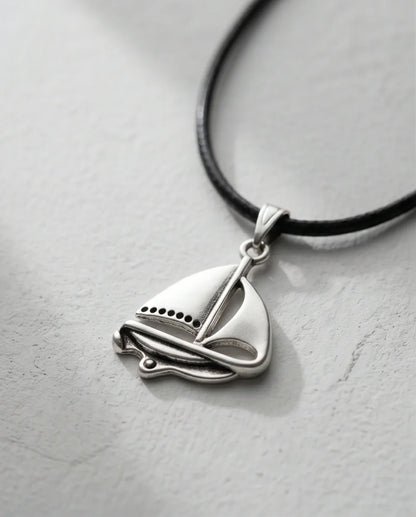The Mariner Sailboat Pendant Necklace