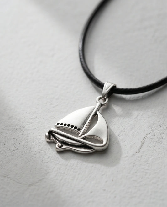 The Mariner Sailboat Pendant Necklace