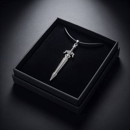 Silver Mythic Broadsword Pendant