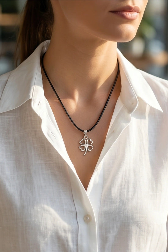 The Lucky Charm Four-Leaf Clover Necklace