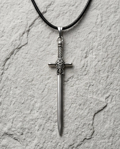 The Excalibur Medieval Sword Necklace