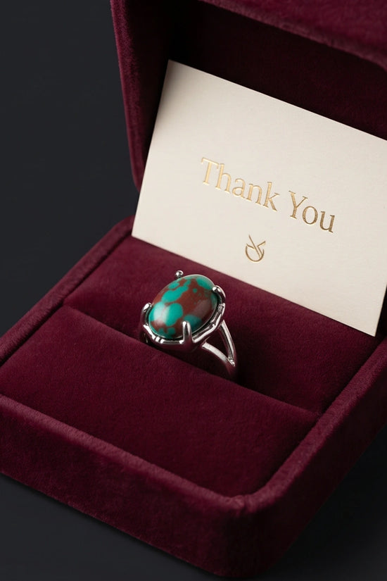 Ocean Matrix Turquoise Statement Ring