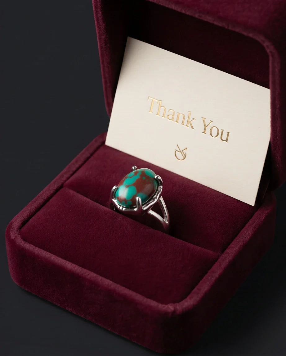Ocean Matrix Turquoise Statement Ring