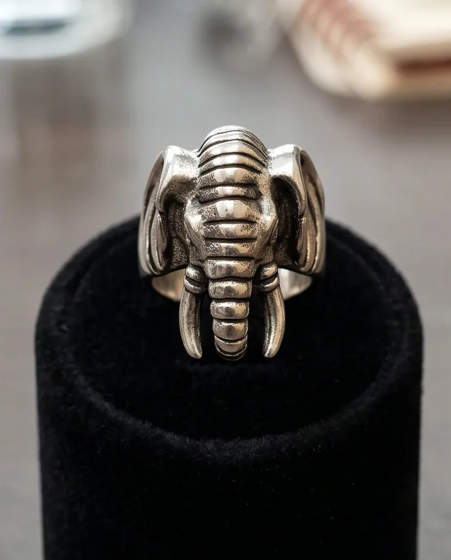 Elephant Totem Ring (often referred to as an Elephant Head Statement Ring).