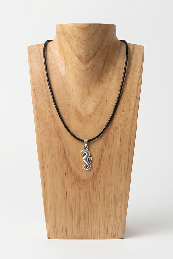 Silver Seahorse Pendant Necklace