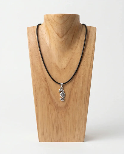 Silver Seahorse Pendant Necklace