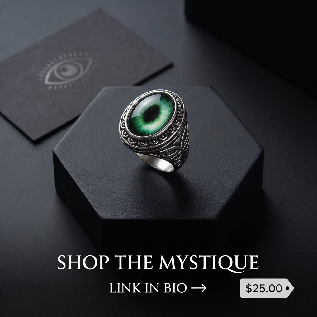 Celtic Eye Filigree Silver Ring