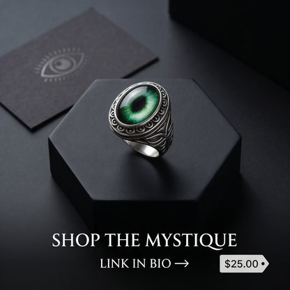 Celtic Eye Filigree Silver Ring