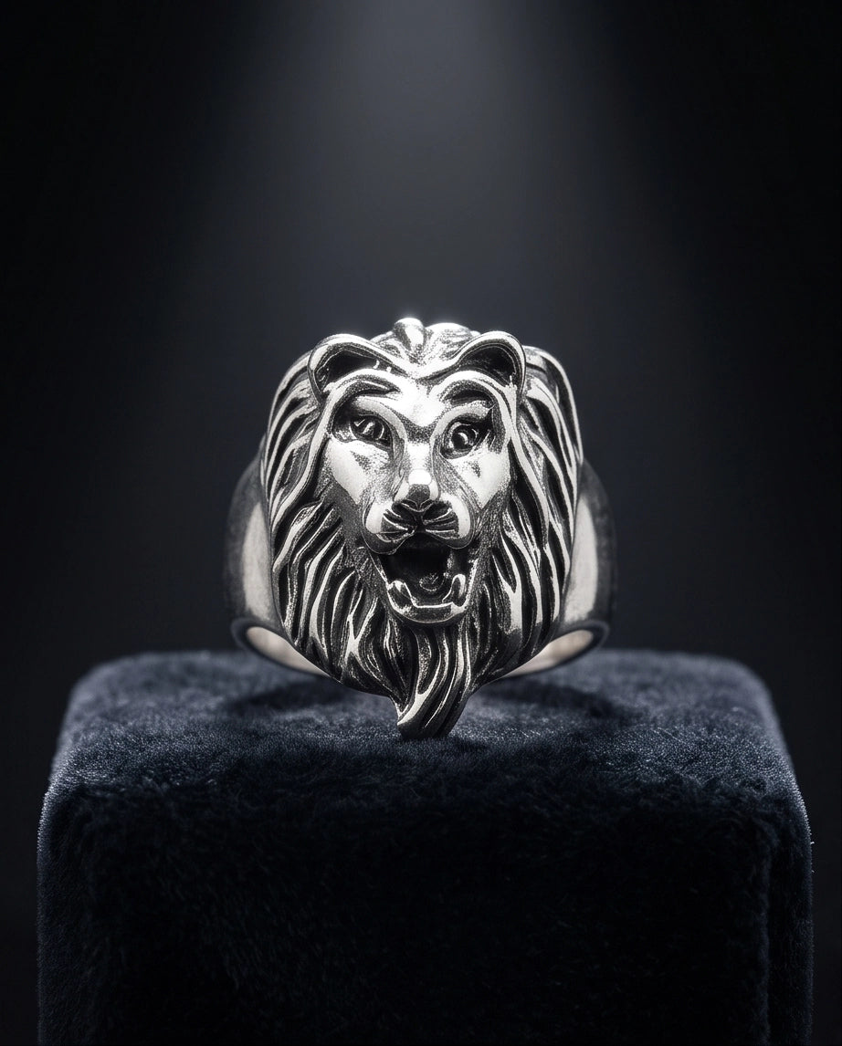 Sovereign Lion Sculpted Ring