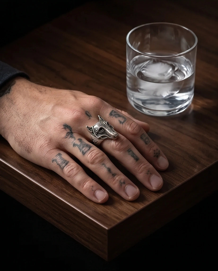 Wolf Ring (often associated with Fenrir from Norse mythology).