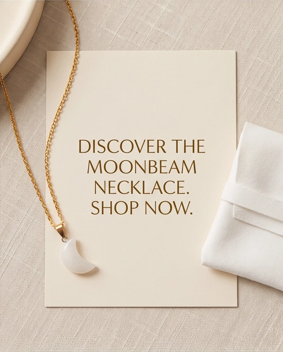 Silver Opal White Crescent Moon Pendant Necklace