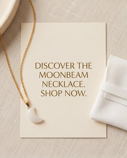 Silver Opal White Crescent Moon Pendant Necklace