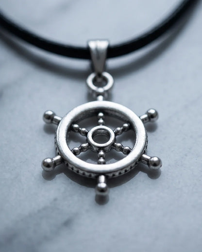 The Captain's Helm Wheel Necklace