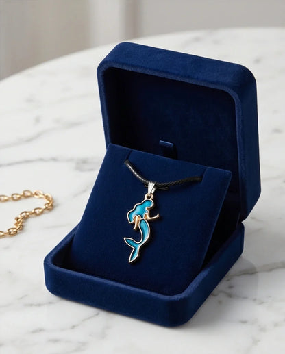 Teal Mystic Mermaid Pendant