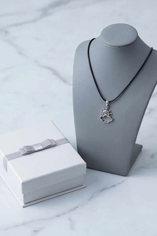 The Happy Sol Sun & Cloud Necklace