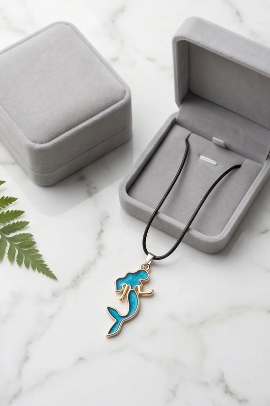 Teal Mystic Mermaid Pendant