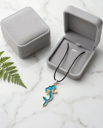 Teal Mystic Mermaid Pendant