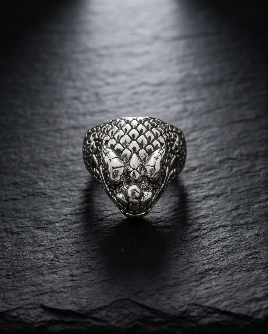 "Serpent’s Legacy" – Premium Viper Statement Ring