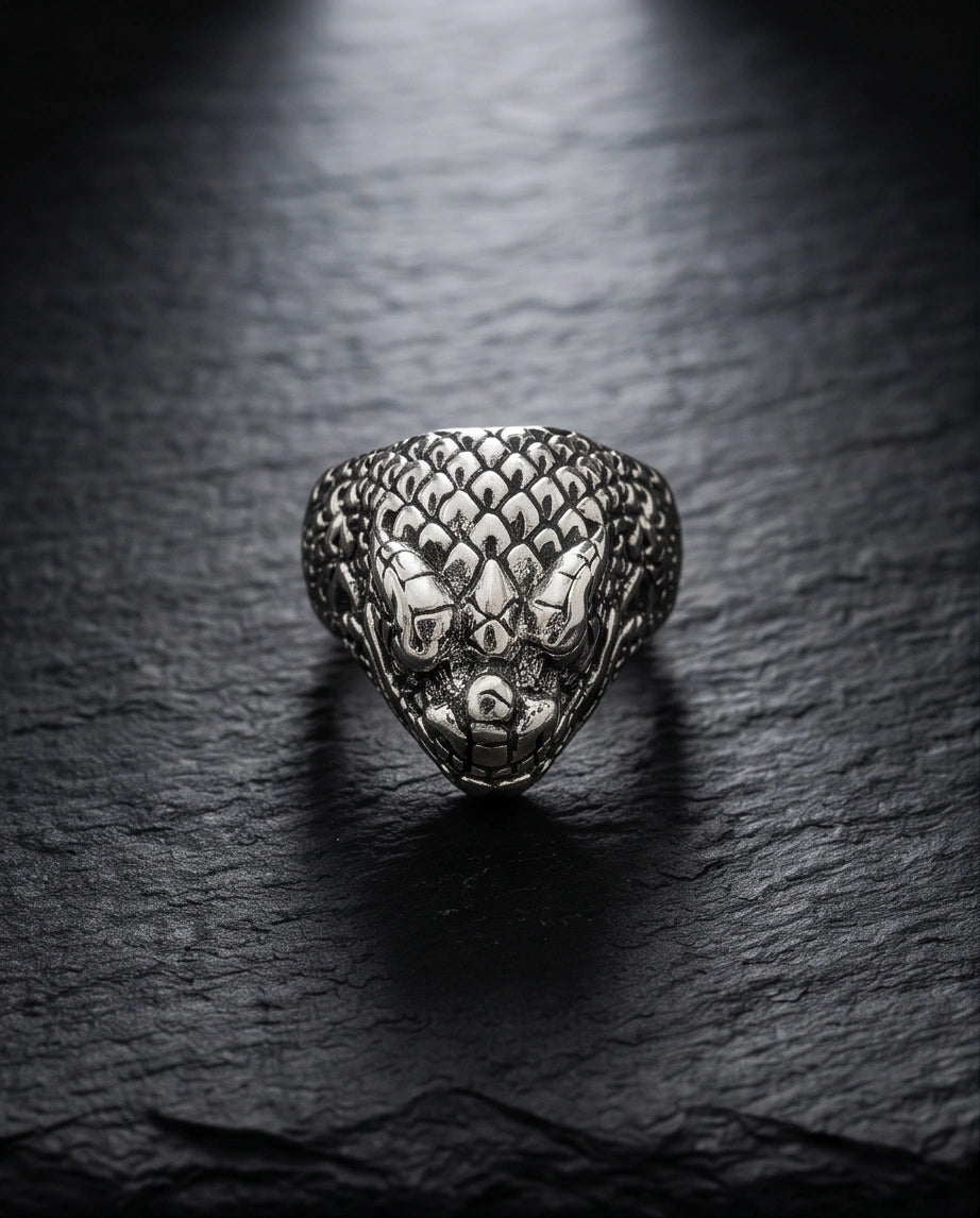 "Serpent’s Legacy" – Premium Viper Statement Ring