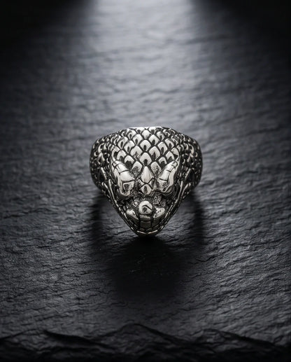 "Serpent’s Legacy" – Premium Viper Statement Ring