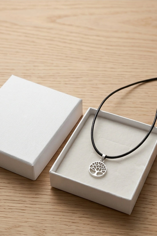 Silver Cutout Tree of Life Necklace