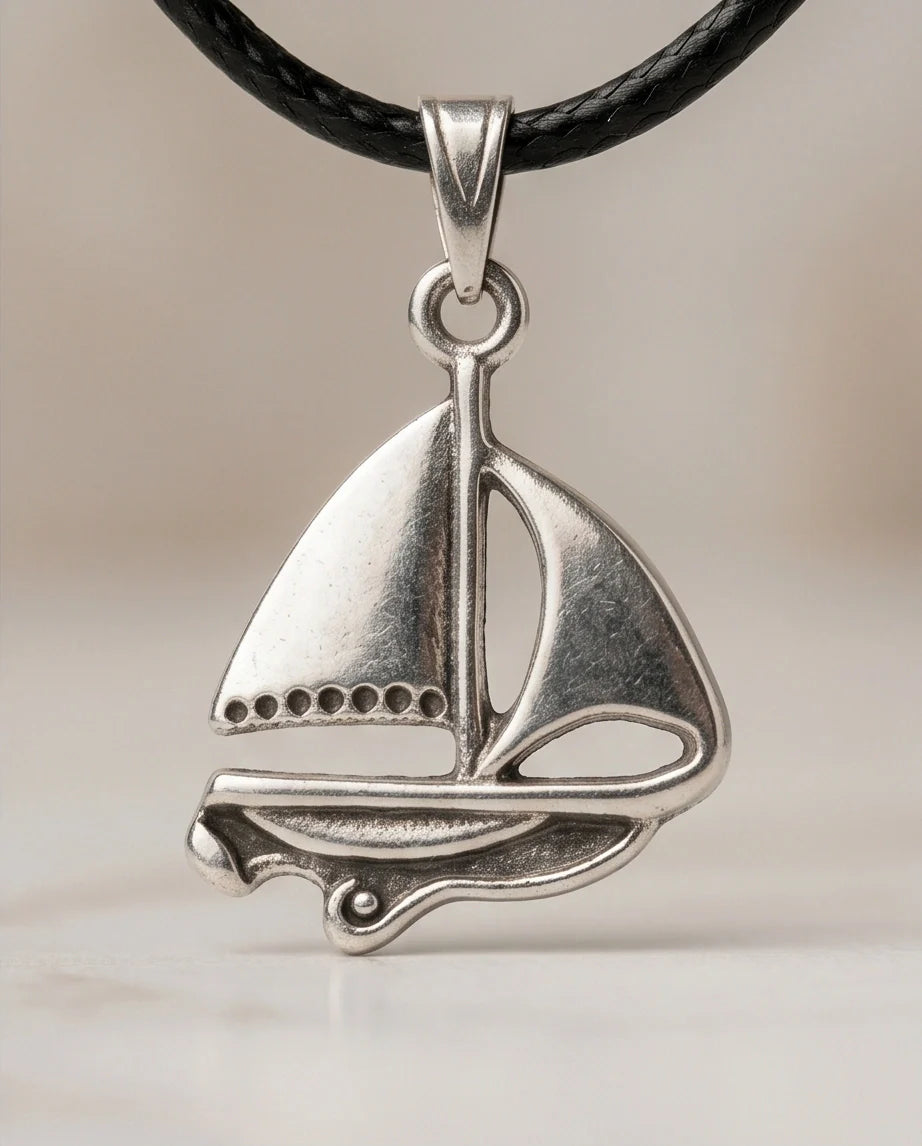 The Mariner Sailboat Pendant Necklace