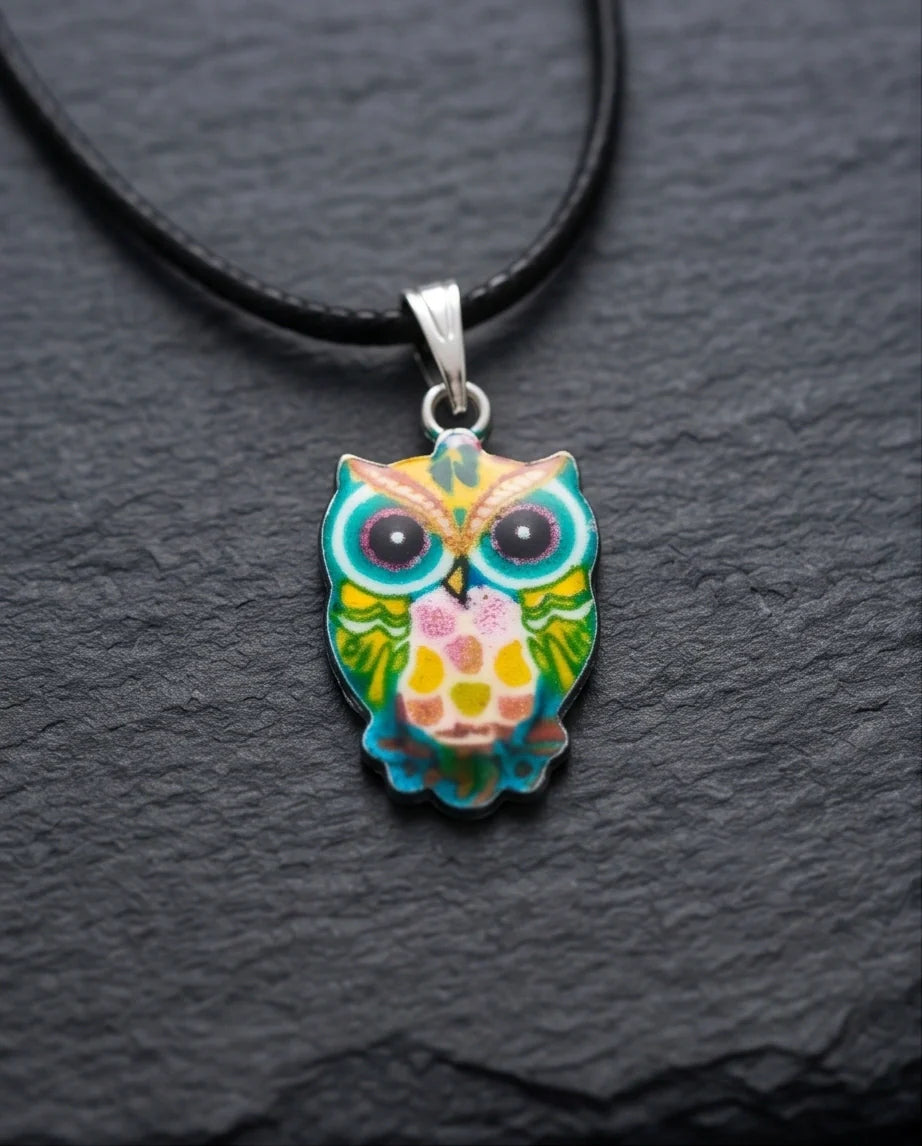 The Azure Owl Pendant
