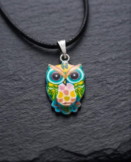 The Azure Owl Pendant