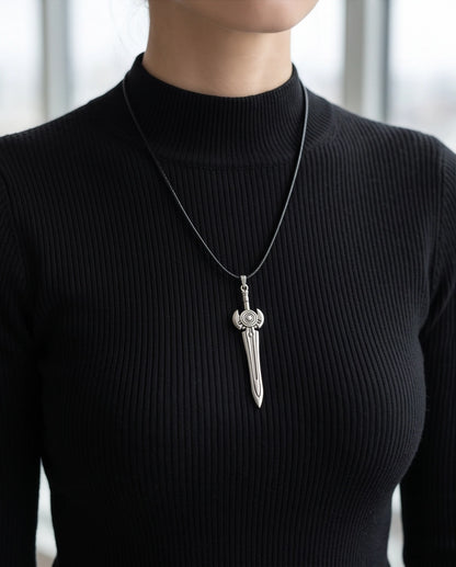 Celestial Eye Greatsword Pendant Necklace