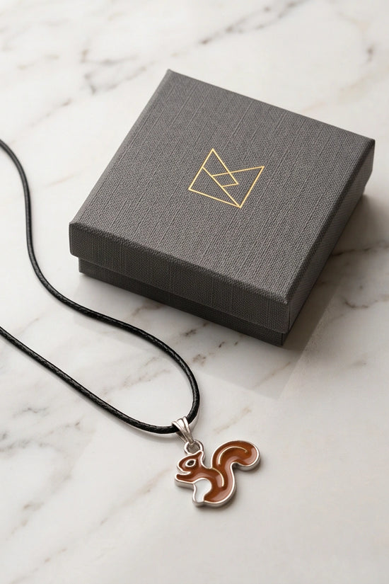 The Hazel Squirrel Pendant