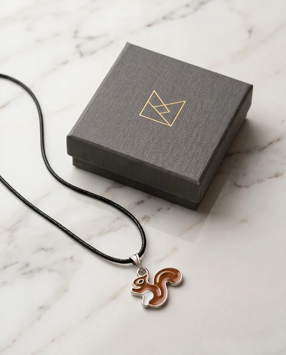 The Hazel Squirrel Pendant