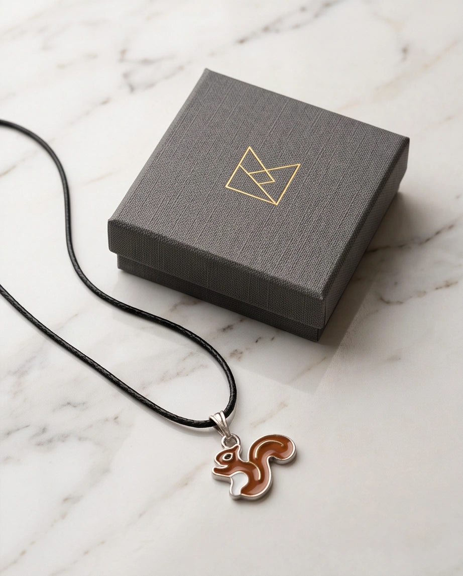 The Hazel Squirrel Pendant