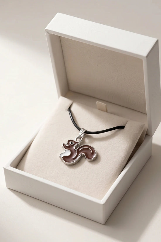 The Chestnut Squirrel Pendant