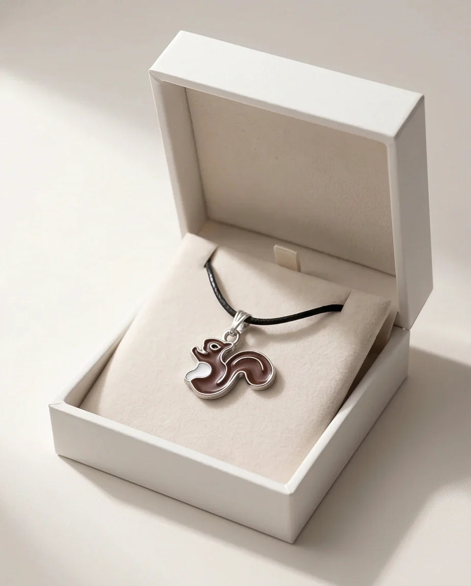 The Chestnut Squirrel Pendant