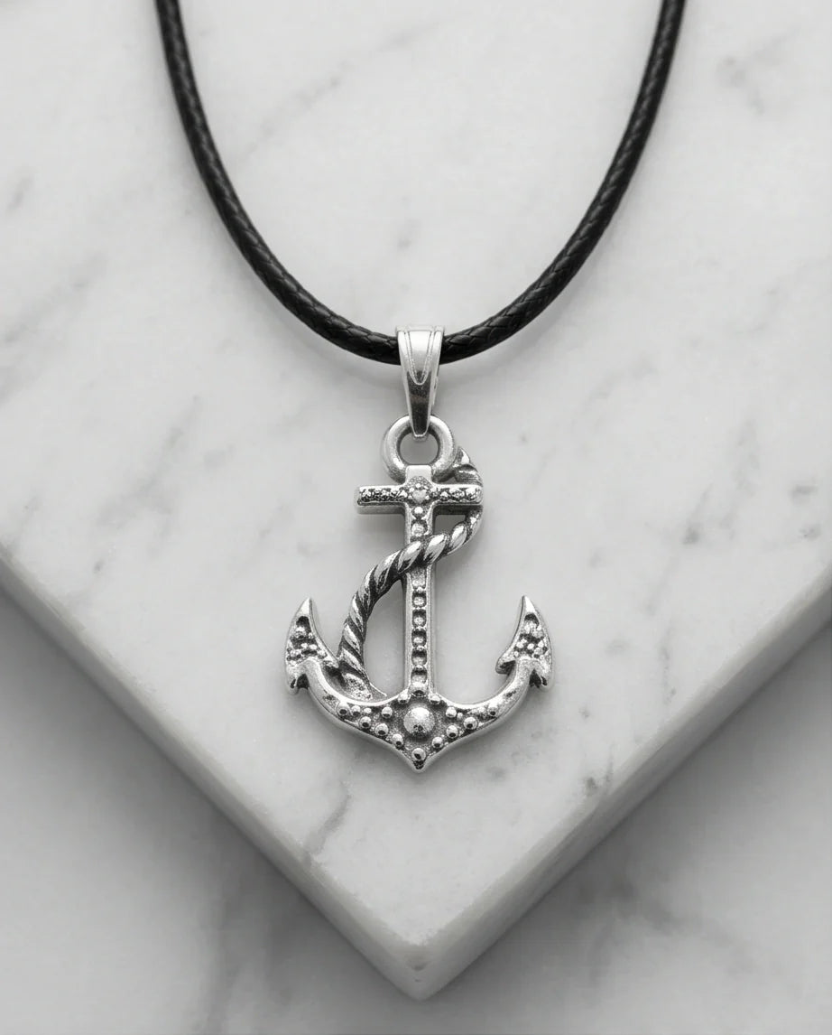 The Mariner’s Rope Anchor Necklace