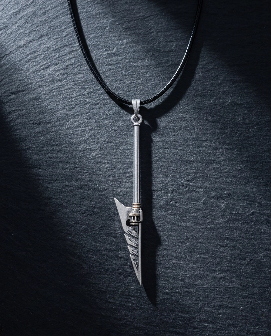 Tribal Arrowhead Spear Pendant