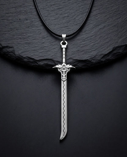 Vintage Katana Sword Pendant Necklace