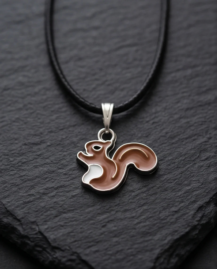 The Hazel Squirrel Pendant