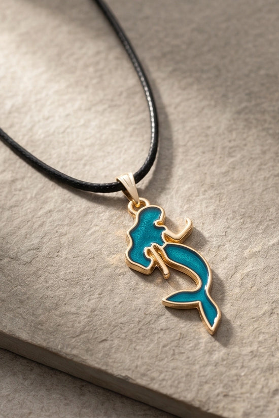 Teal Mystic Mermaid Pendant