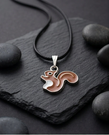 The Hazel Squirrel Pendant