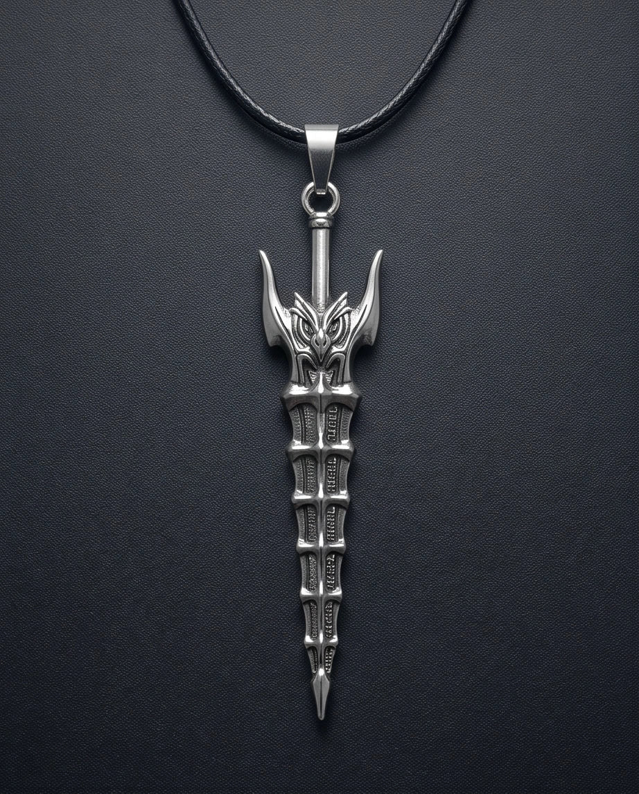 Gothic Dragon Spire Necklace