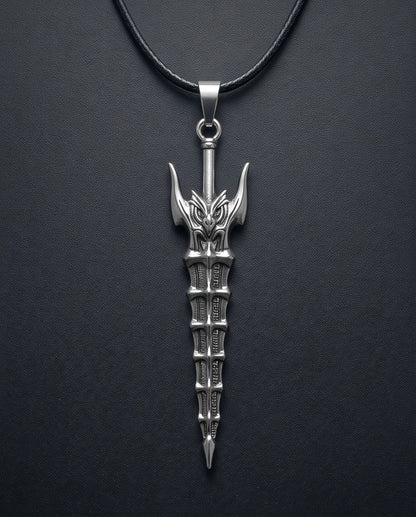 Gothic Dragon Spire Necklace