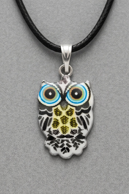 The Monochrome Owl Pendant