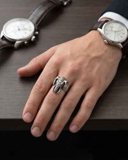 Elephant Totem Ring (often referred to as an Elephant Head Statement Ring).