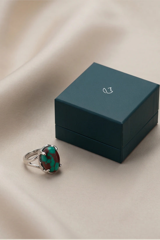 Ocean Matrix Turquoise Statement Ring