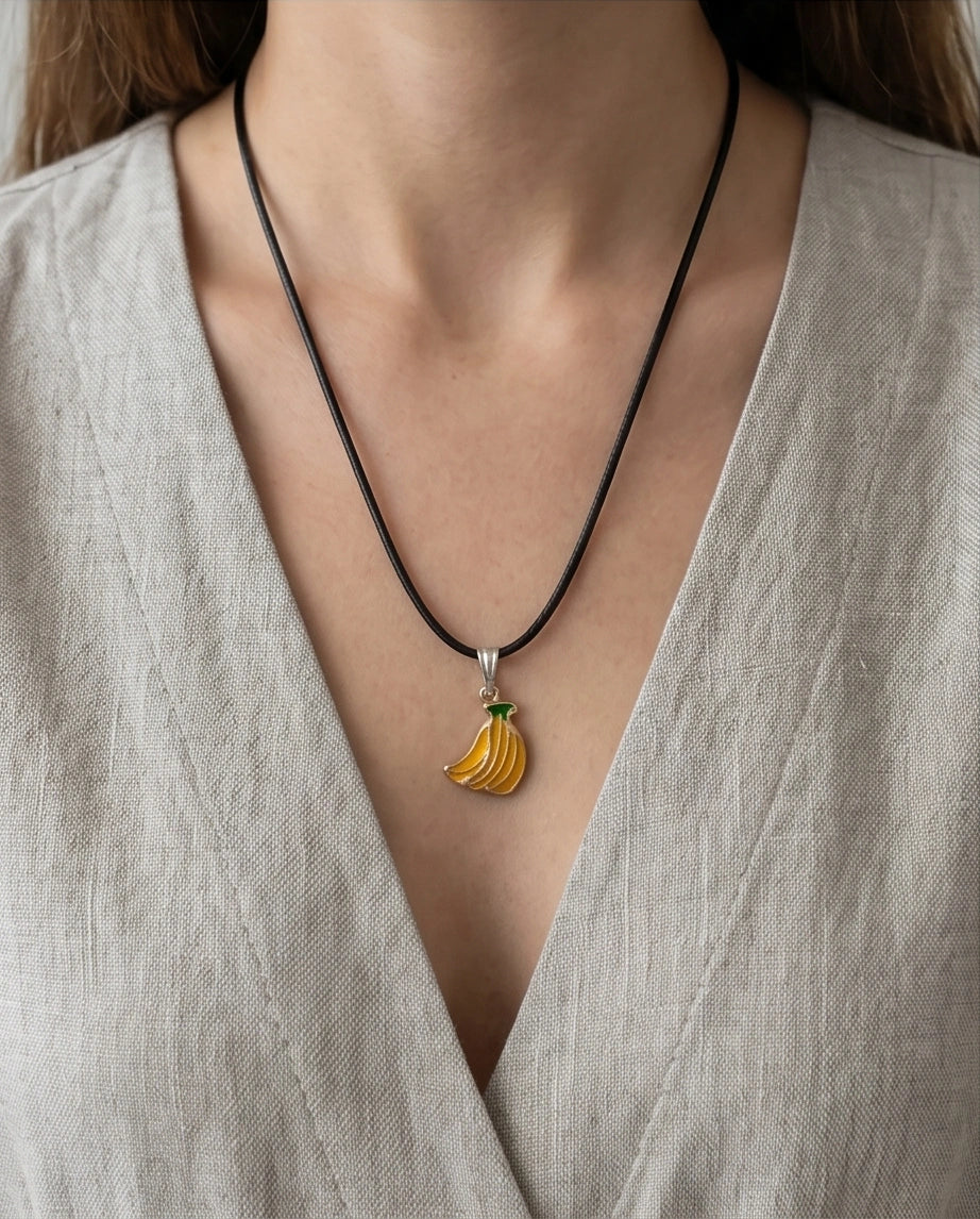 Sweet Banana Bunch Pendant